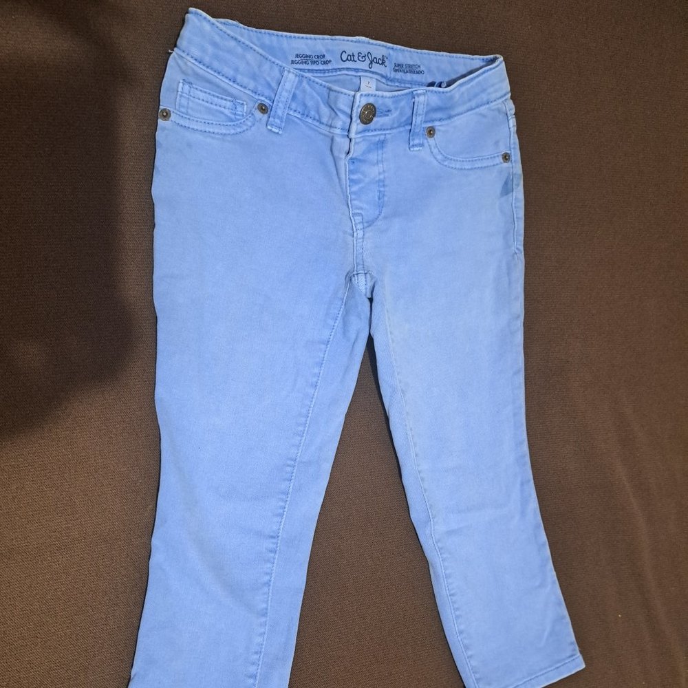 Cat & Jack Girls blue jeans